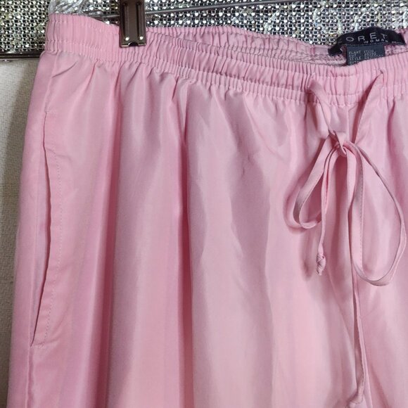 Koret Woman Light Pink Cotton Poly Lined Elastic Waist PullOn Jogger Pant Sz 18W - Picture 9 of 16